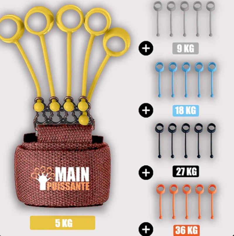 Hand Yoga Resistance Band Finger Gripper Strength Trainer