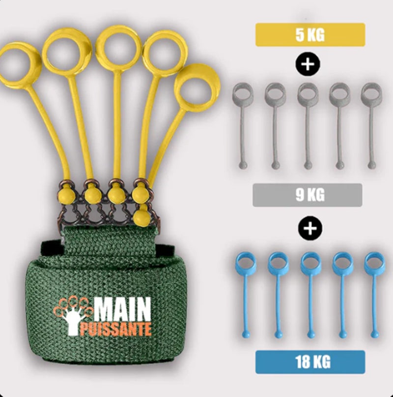 Hand Yoga Resistance Band Finger Gripper Strength Trainer