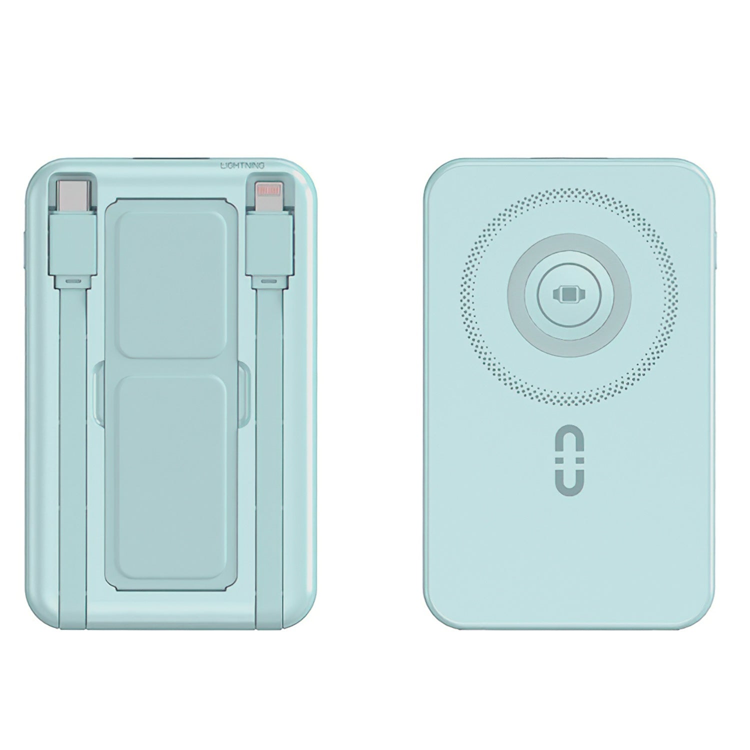 1Pc 3 In 1 10000mAh MagSafe Fast Charging Power Bank