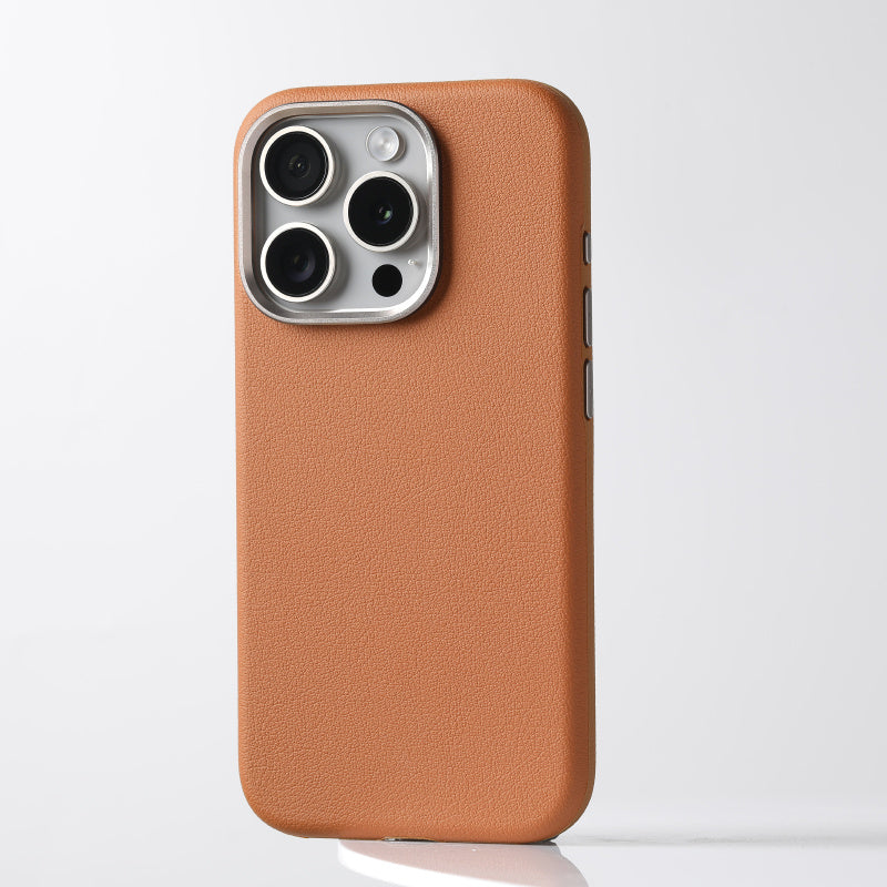 Leather Protective Cover Magsafe Magnetic Por Metal Lens Ip All-inclusive