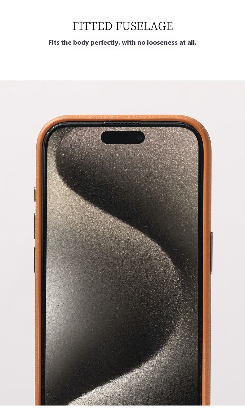 Leather Protective Cover Magsafe Magnetic Por Metal Lens Ip All-inclusive