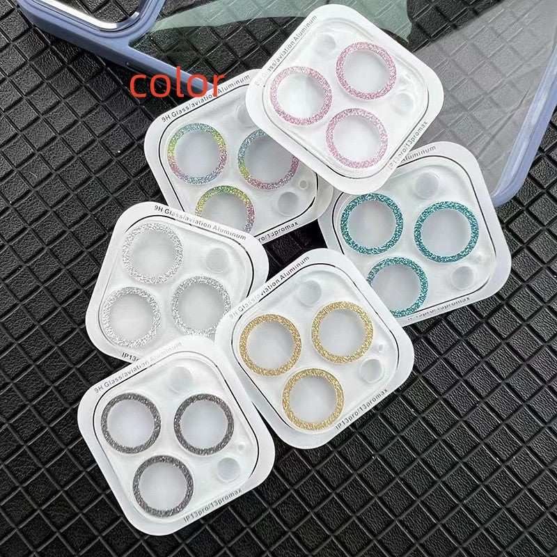 Mobile Phone Integrated Lens Protector Rhinestone