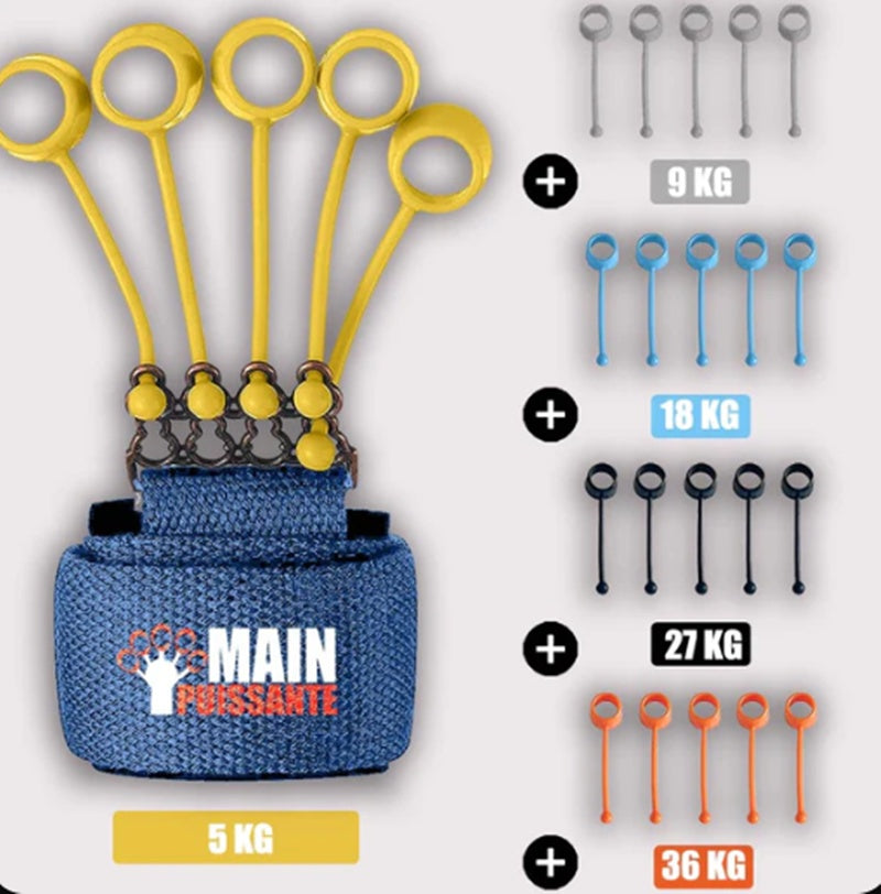 Hand Yoga Resistance Band Finger Gripper Strength Trainer