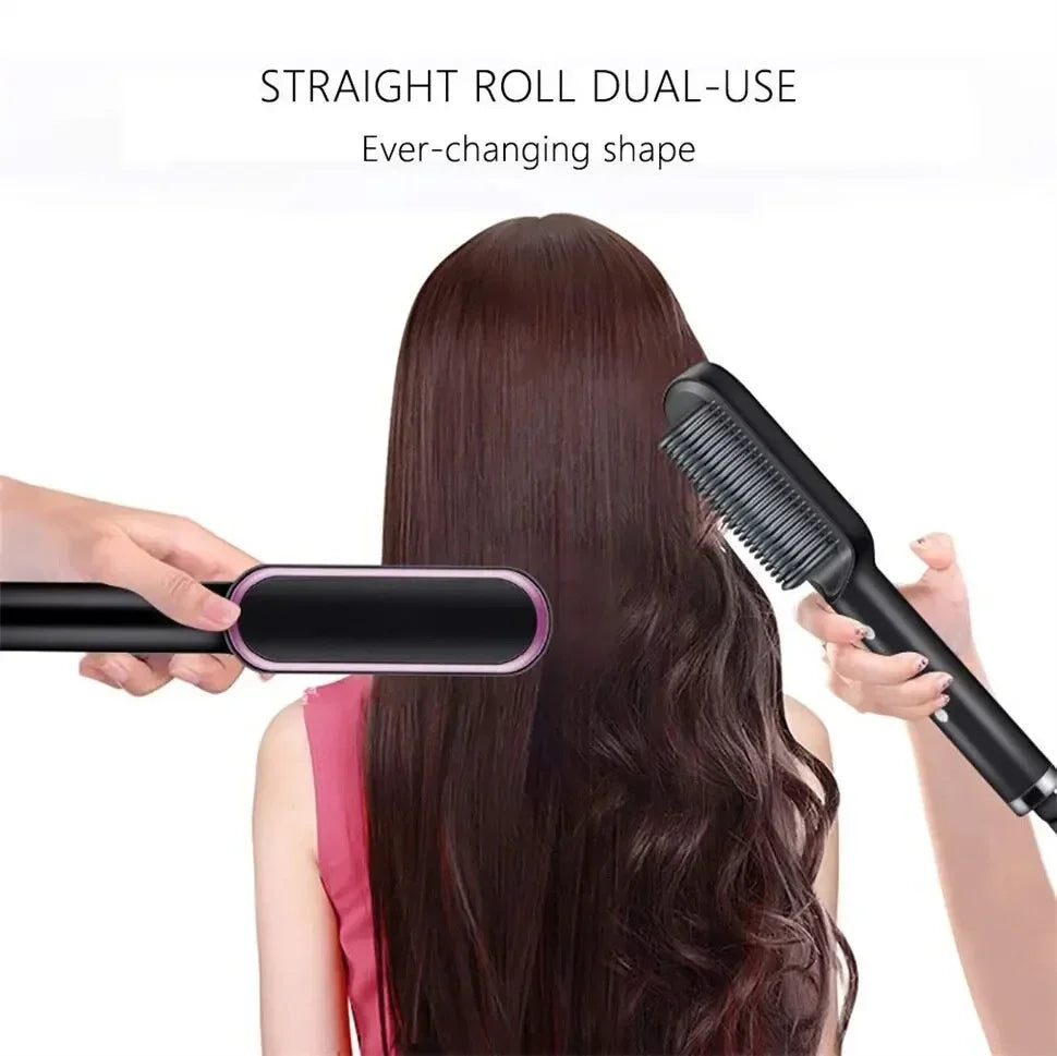 Professional 3-in-1 Negative Ion Hair Straightener