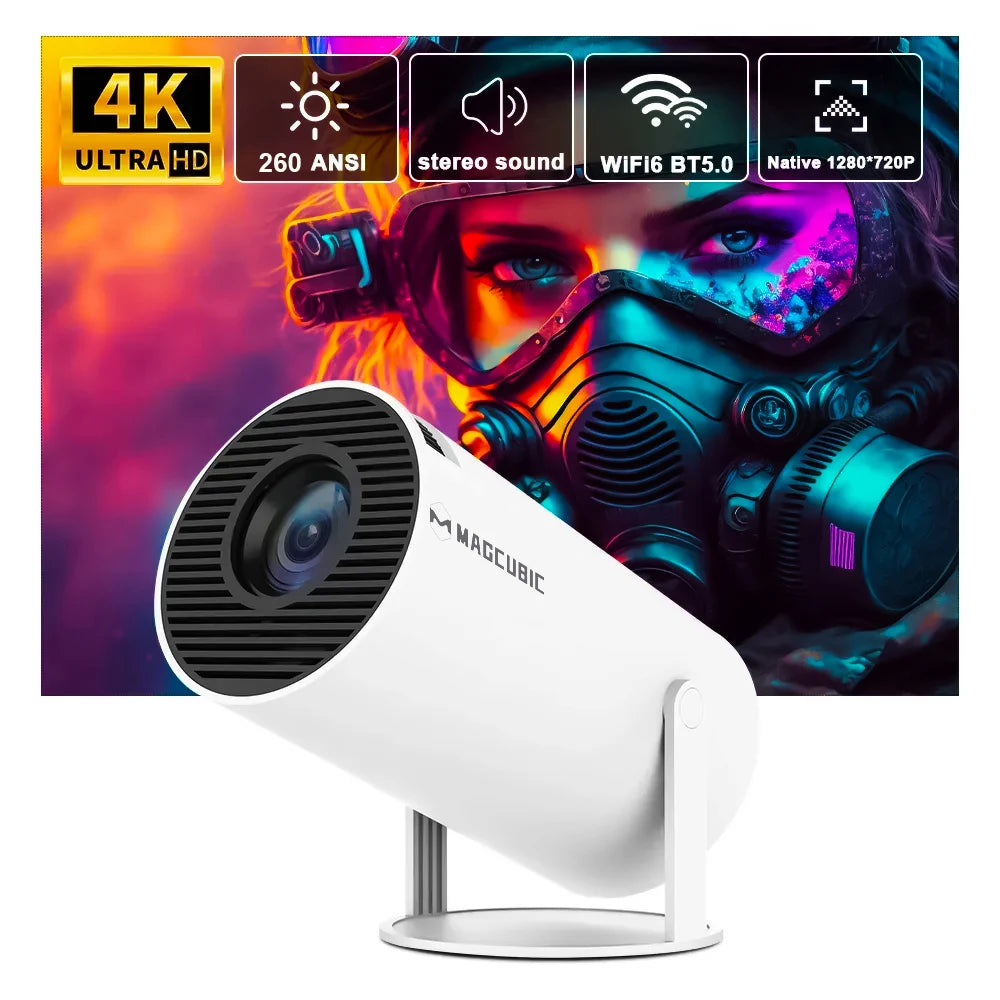 Transpeed 4K Wifi6 Projector - HY300 Pro Android 11 Home Cinema