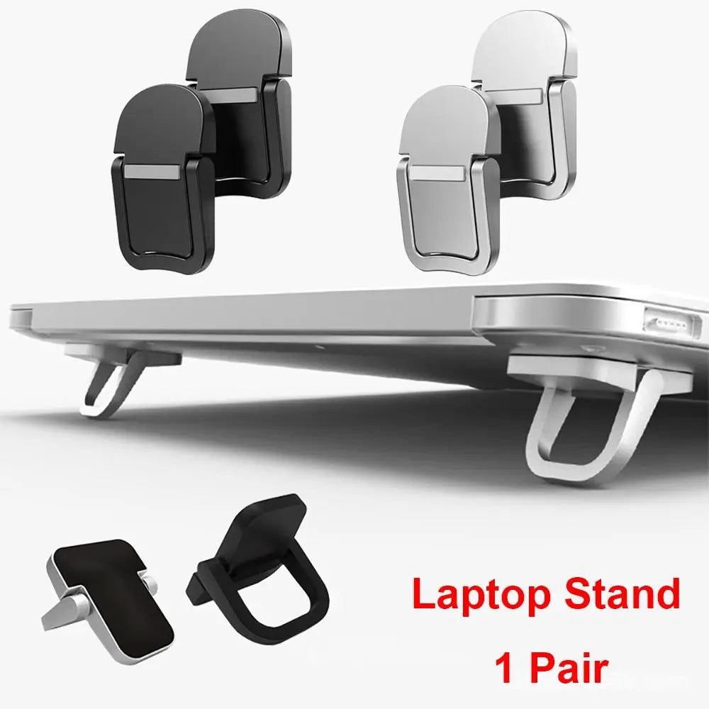 Foldable Aluminum Laptop Stand - Invisible Non-slip Support