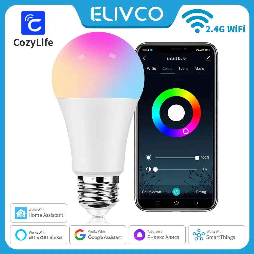 E27 WiFi Smart Dimming Light Bulb