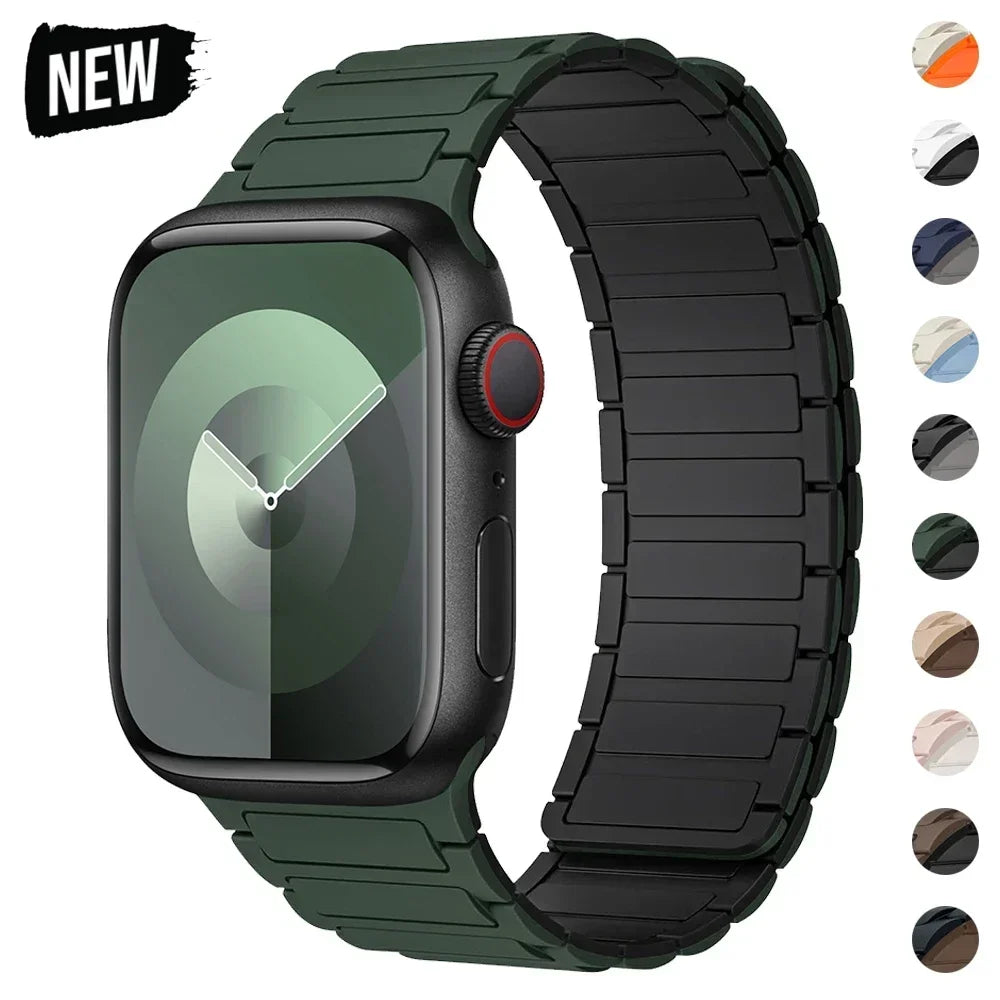 Magnetic Loop Silicone Band for Apple Watch - Various Sizes