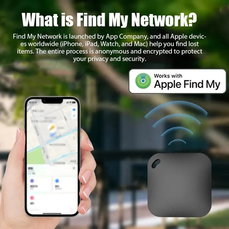 Smart Bluetooth GPS Tracker - Works with Apple Find My App