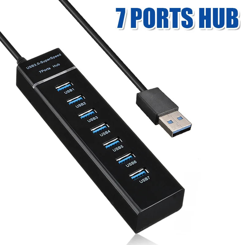 USB 3.0 High Speed Multiport Hub - 4/7 Ports