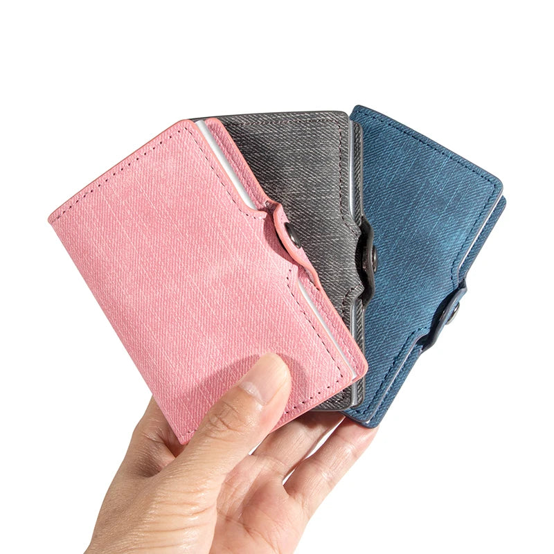 Casekey Denim Leather Pop-Up Wallet