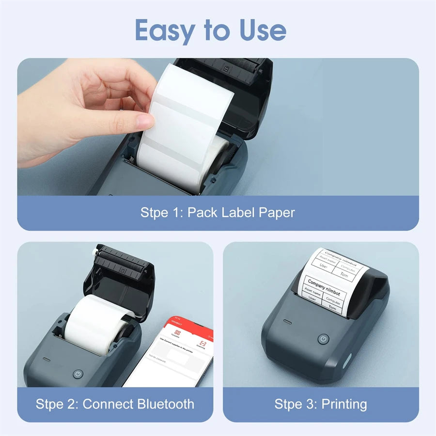 Niimbot B1 Mini Portable Thermal Printer - Self-Adhesive Label Maker