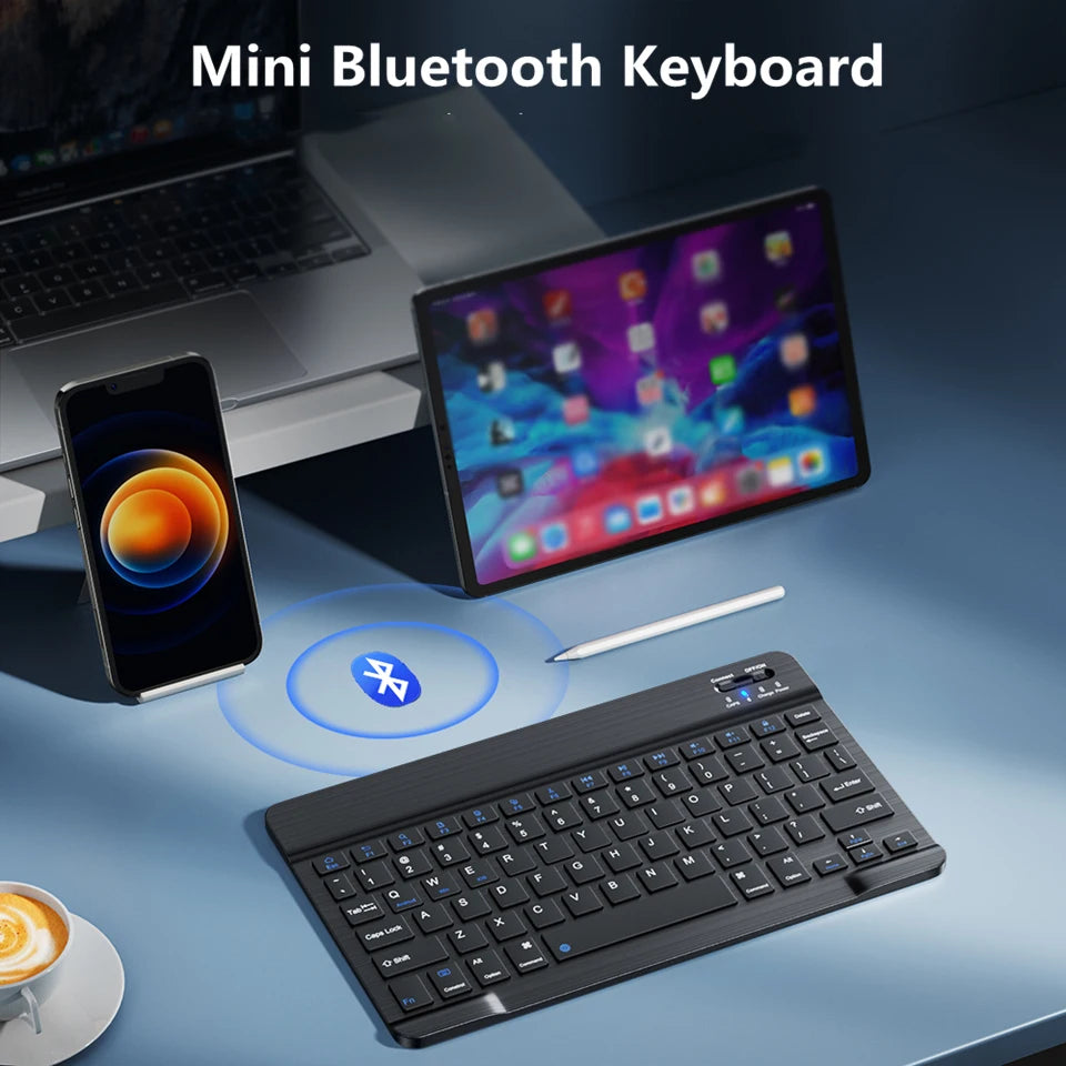 Bluetooth Wireless Rechargeable Keyboard and Mouse