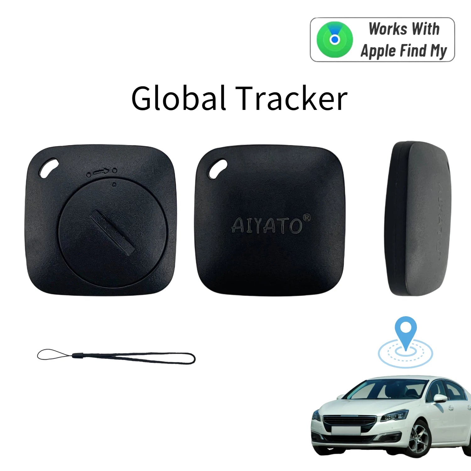 AIYATO Locator - Works with Apple Find My App