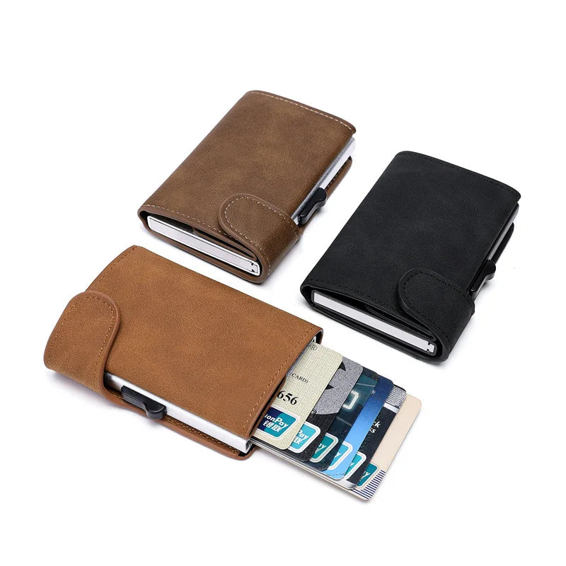 PU Leather Slim Magic Wallet