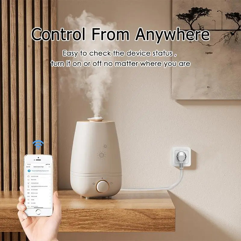 WiFi Smart Socket 20A with Power Monitoring