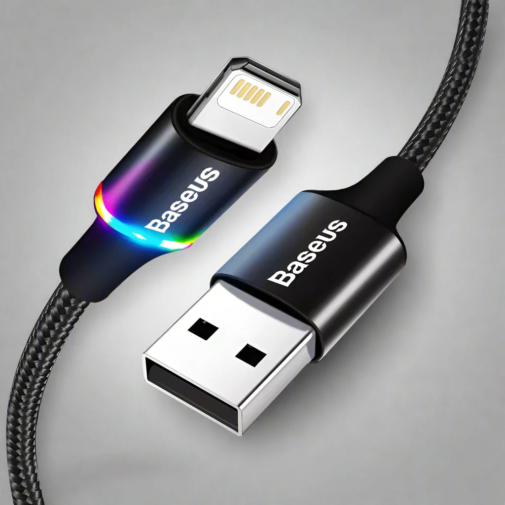 LED USB Cable For iPhone Fast Charging