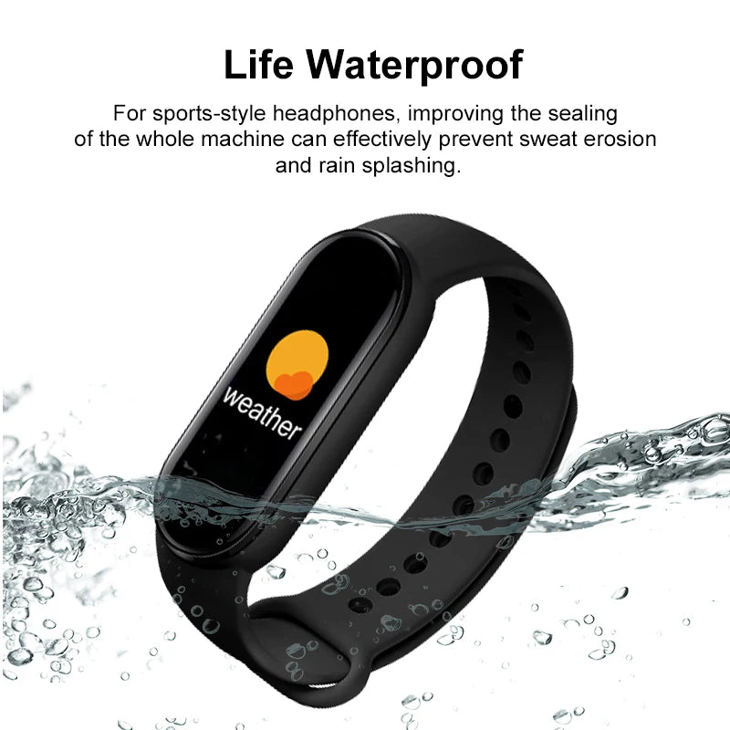 M6 Smart Watch - Fitness Tracker for Men and Women