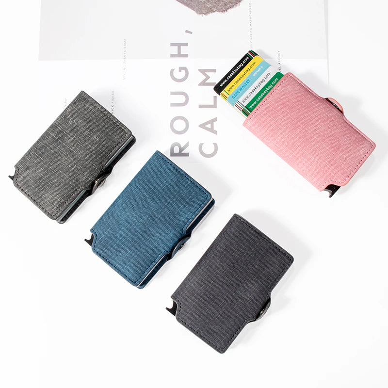 Casekey Denim Leather Pop-Up Wallet