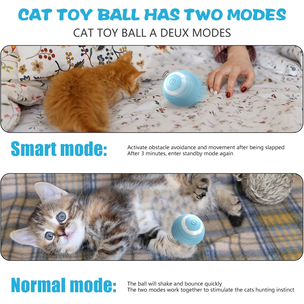 Electric Automatic Rolling Ball - Smart Cat Toy