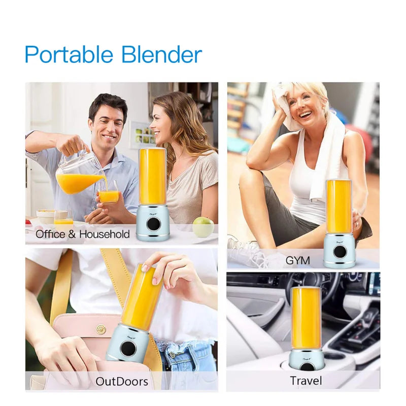 CkeyiN 6 Blades Portable Juicer Blender