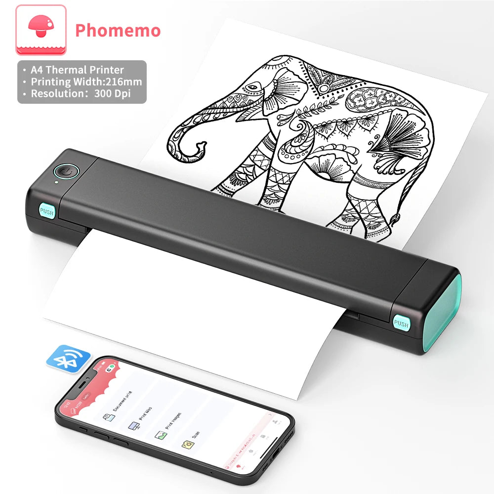 Phomemo M08F A4 Portable Thermal Printer