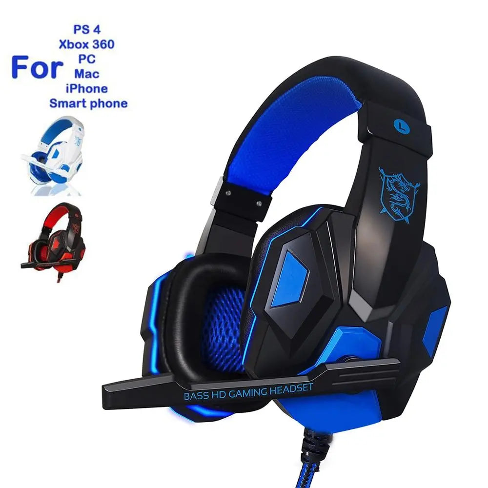 Gaming Headphones - Deep Bass Stereo Wired Headset