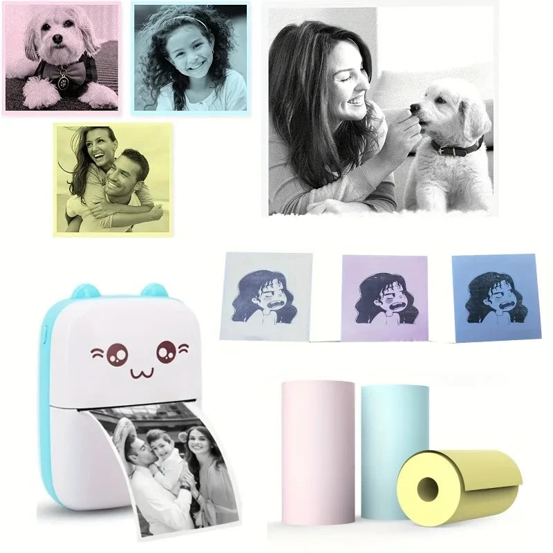 Thermal Paper Mini Self-Adhesive Label Stickers