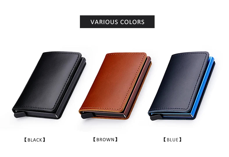 Luxury Business Leather Wallet with RFID