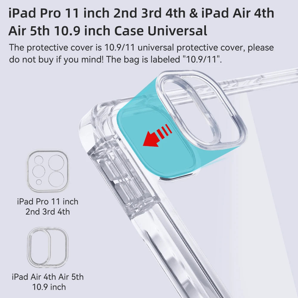 Versatile Protective Case for iPad Models