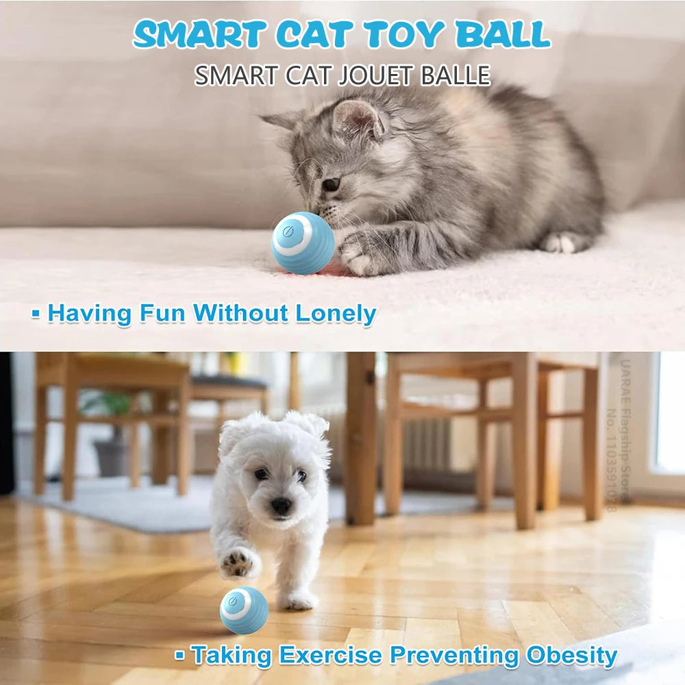 Electric Automatic Rolling Ball - Smart Cat Toy