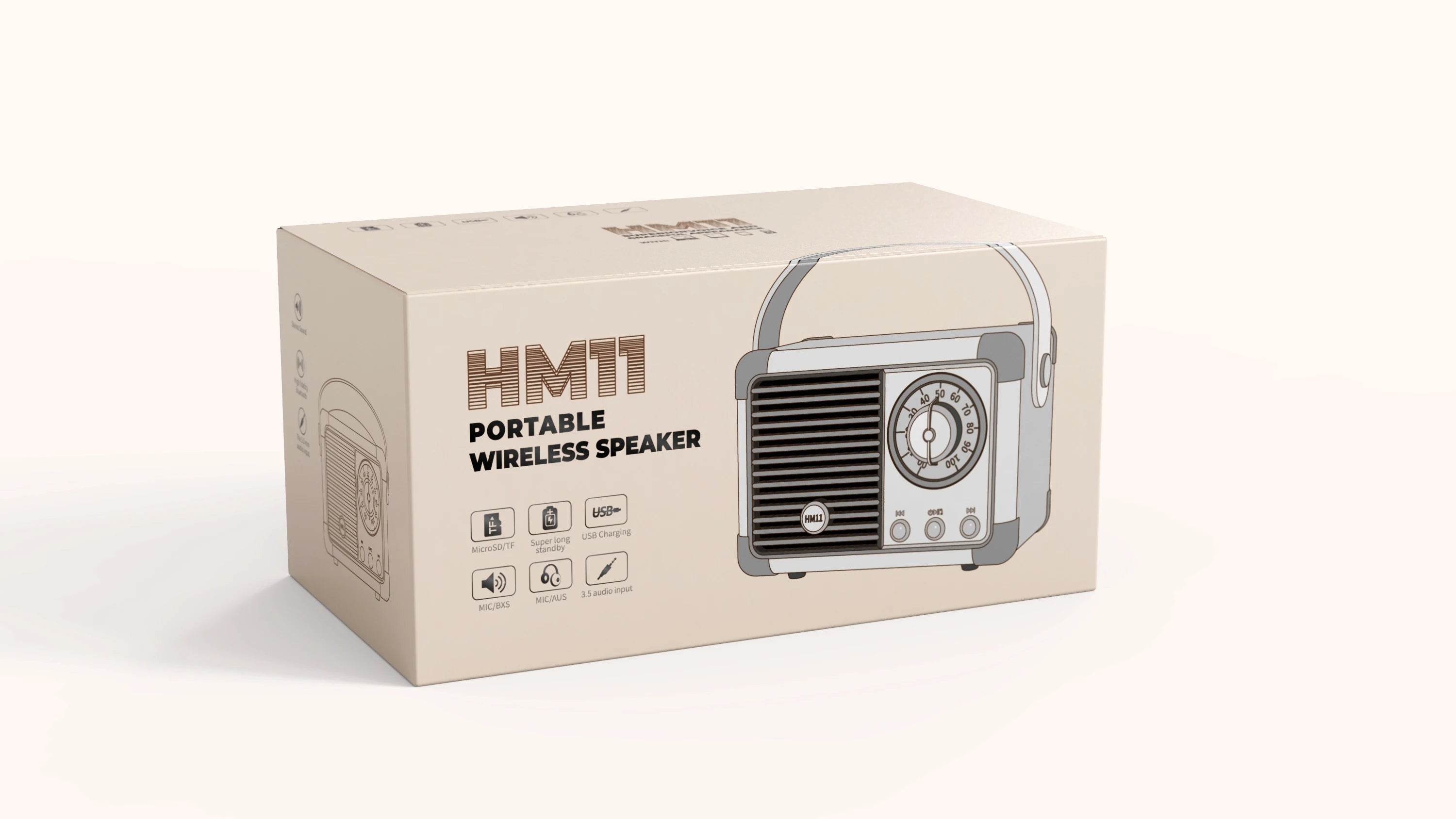 HM11 Retro Bluetooth Speaker