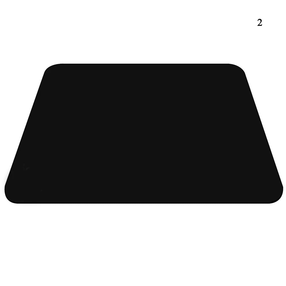 Non-Slip Mouse Mat - Black Rubber Gaming and Office Pad