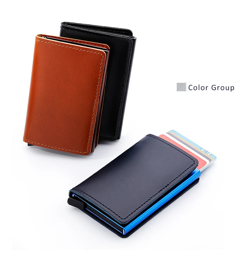 Luxury Business Leather Wallet with RFID