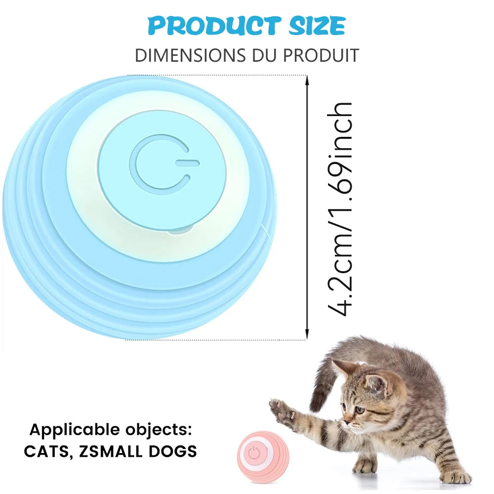 Electric Automatic Rolling Ball - Smart Cat Toy