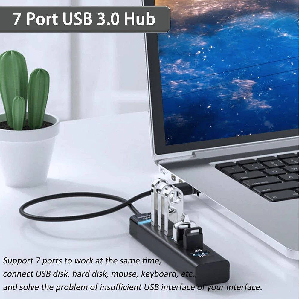 High-Speed Multi USB Hub 3.0