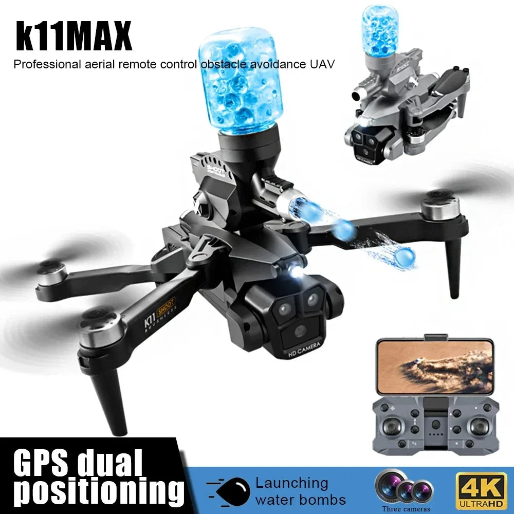 Water Bombs Drone with 8K Three Camera