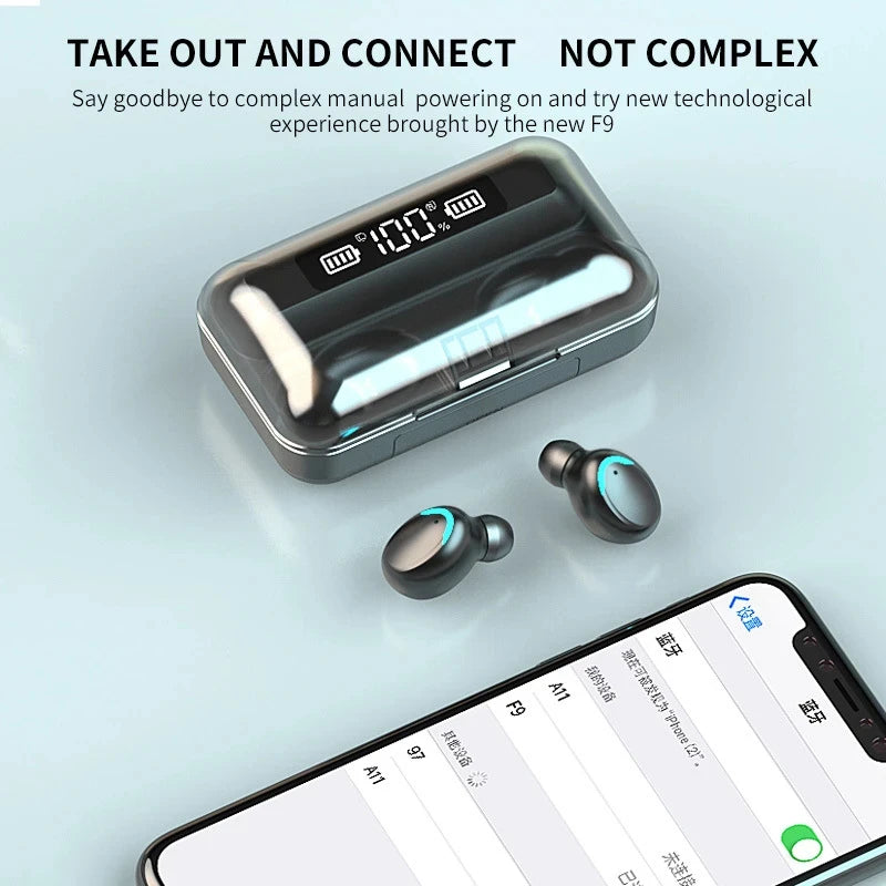 Wireless TWS Bluetooth Earphones