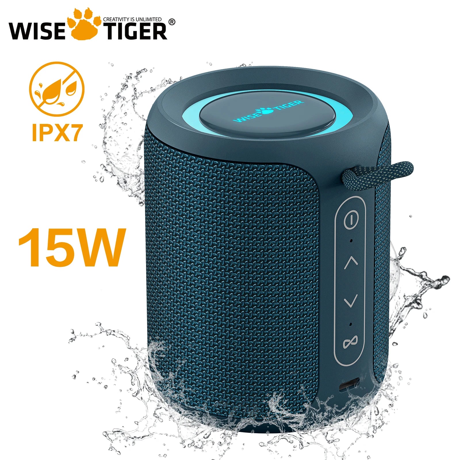 Portable Bluetooth Speaker with Deep Bass