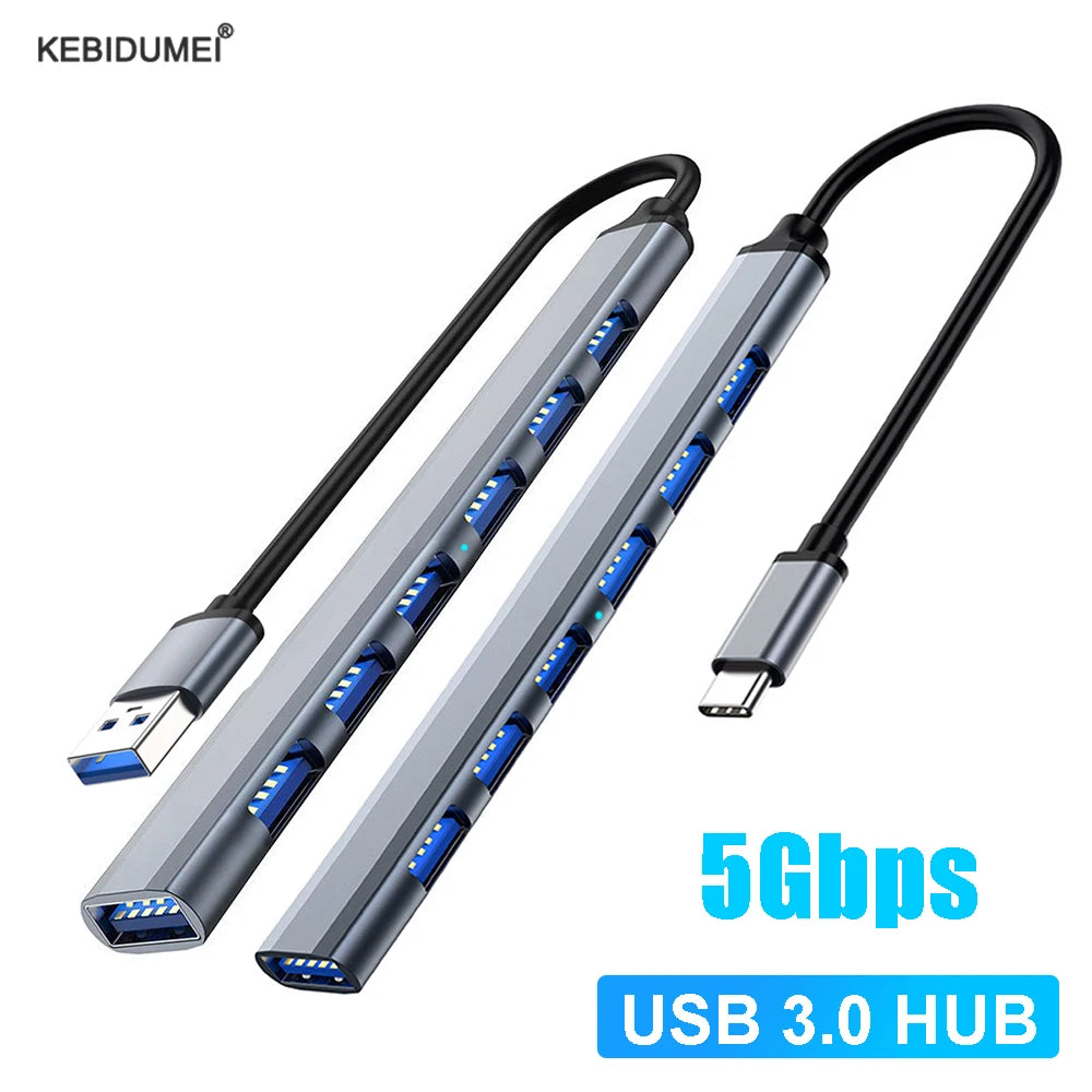 High-Speed USB Hub - Multi Splitter