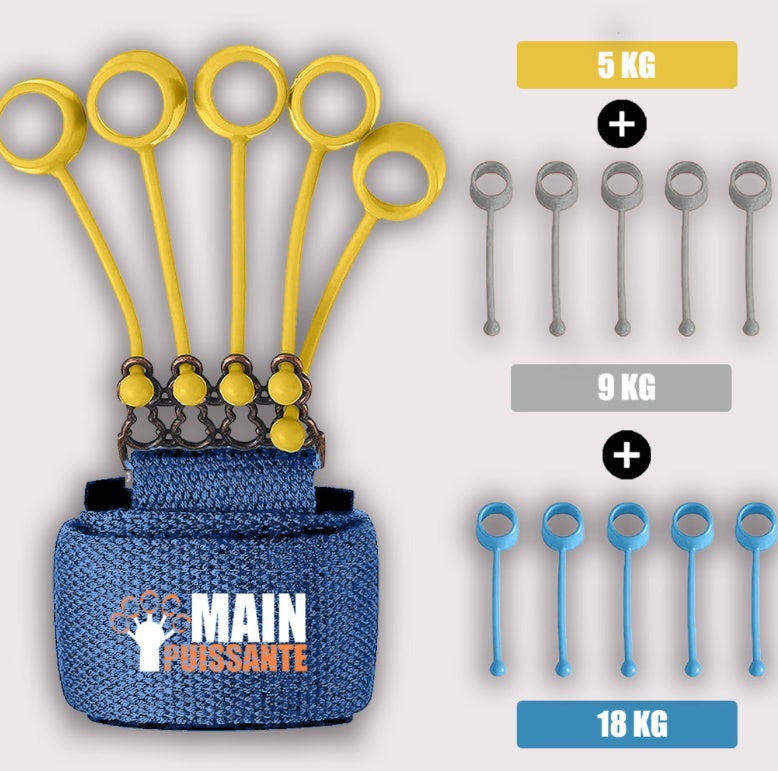 Hand Yoga Resistance Band Finger Gripper Strength Trainer